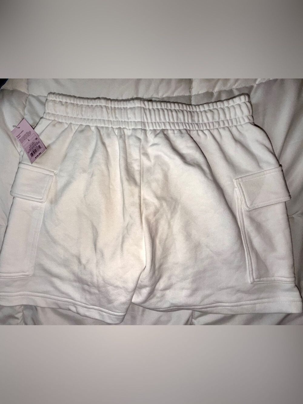 wild fable Cream High-Rise Athletic Shorts - Picture 4 of 4